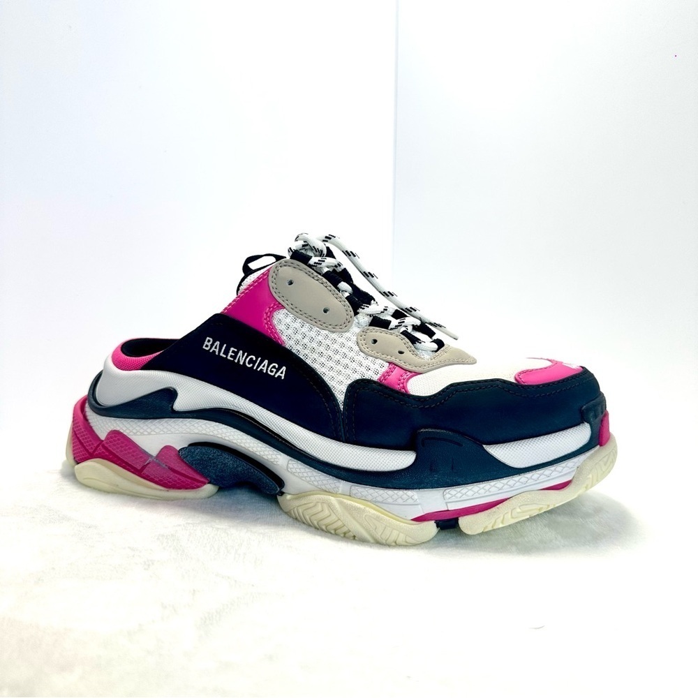 Balenciaga Women’s Multicolor Triple S Mule